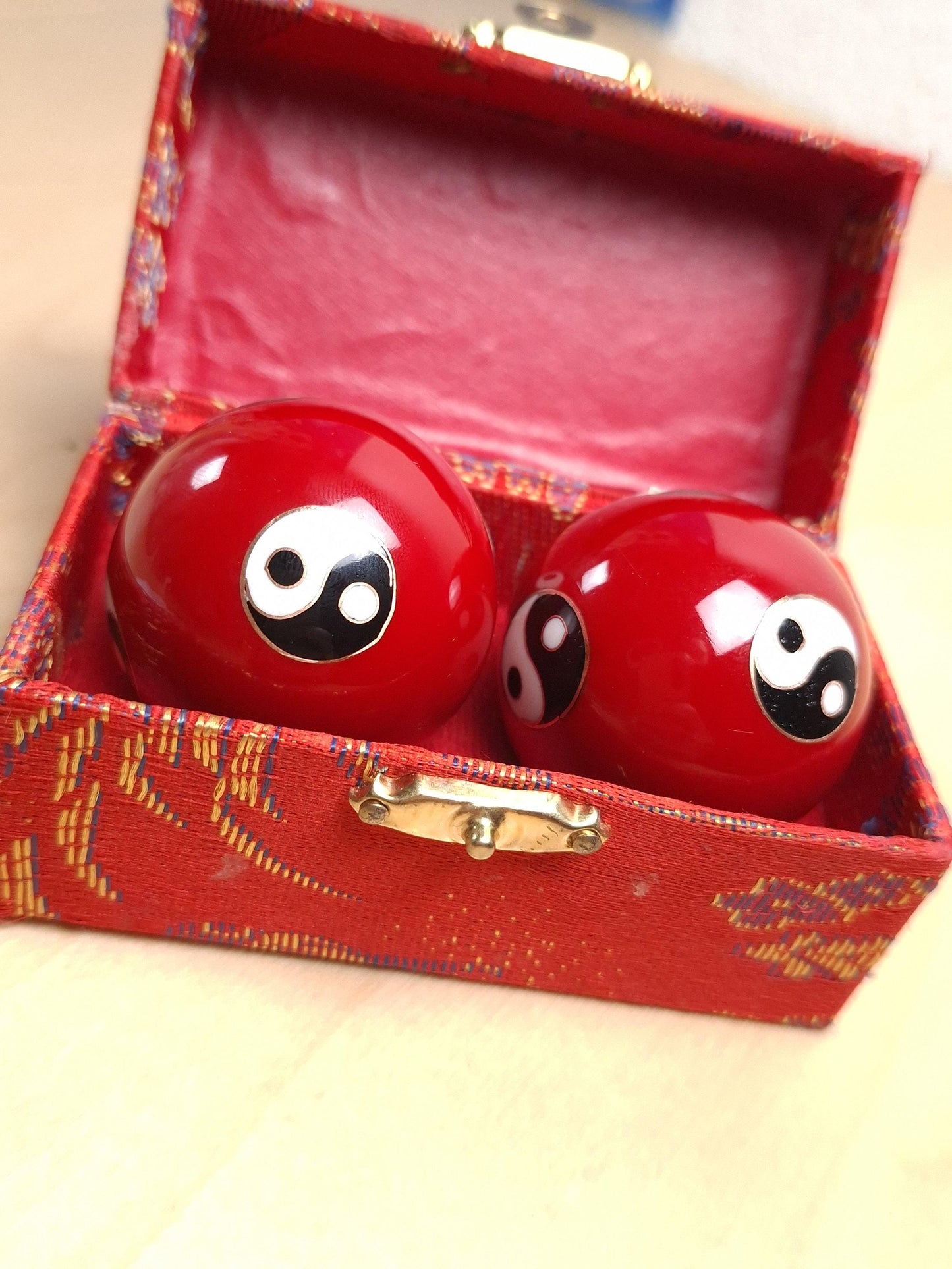 Boules de Qi Gong, Ying Yang, médecine traditionnelle, balles anti stress