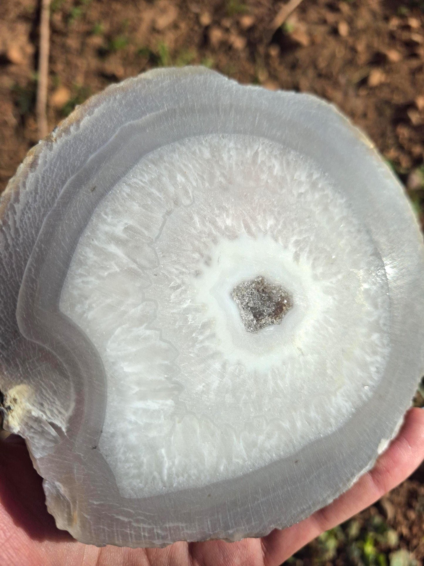 Plaque Agate Botswana, plaque Agathe naturelle