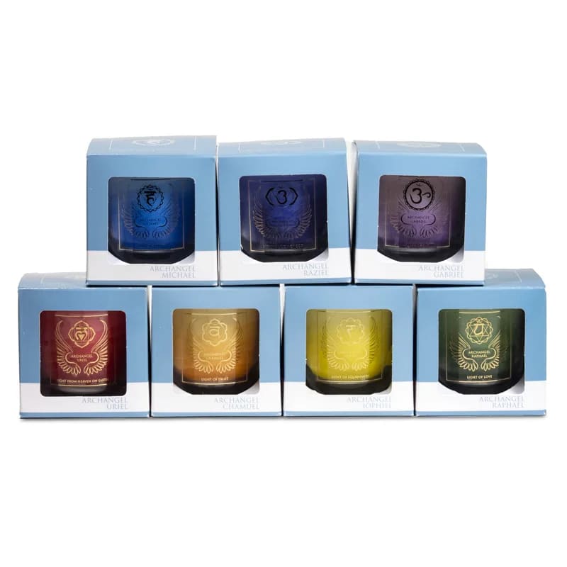 Bougies Archanges et Chakras