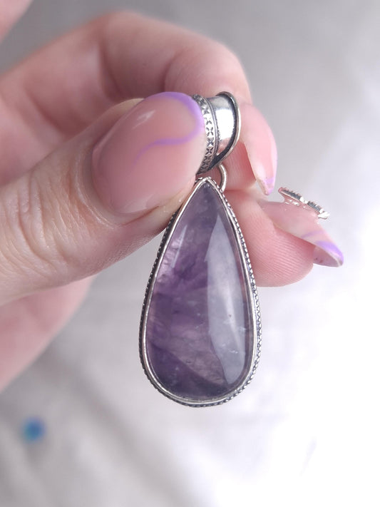 Pendentif Améthyste, argent 925