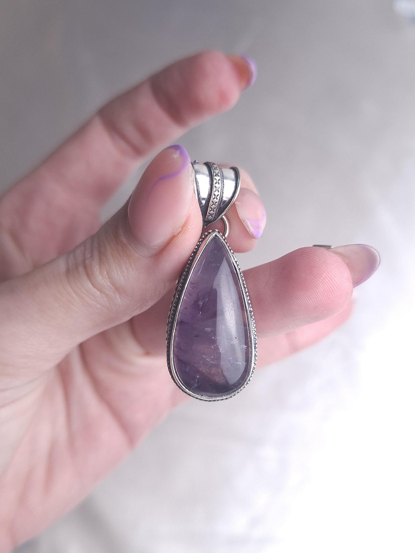 Pendentif Améthyste, argent 925