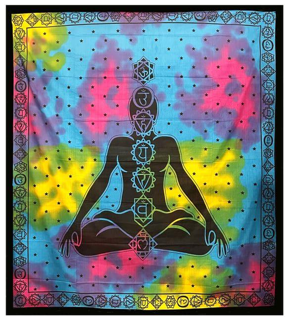 Tenture murale, tapisserie murale, tapisserie 7 chakras