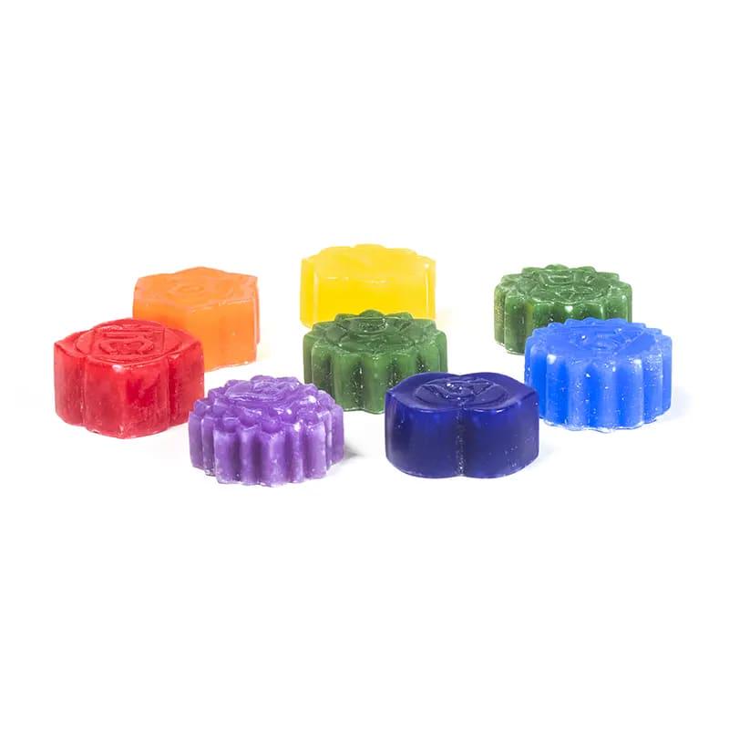 Fondants parfumés, fondant bougie, fondants cire, 7 chakras
