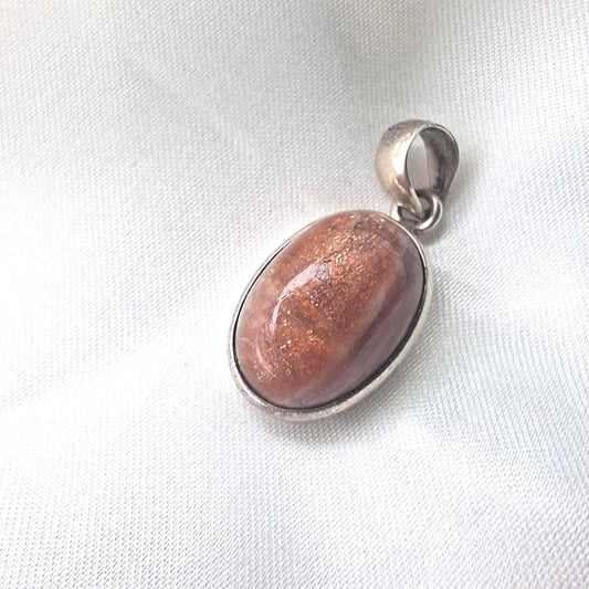 Pendentif Pierre de soleil, argent 925