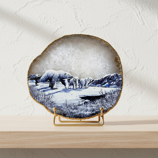 Plaque Agate Botswana, plaque Agate naturelle