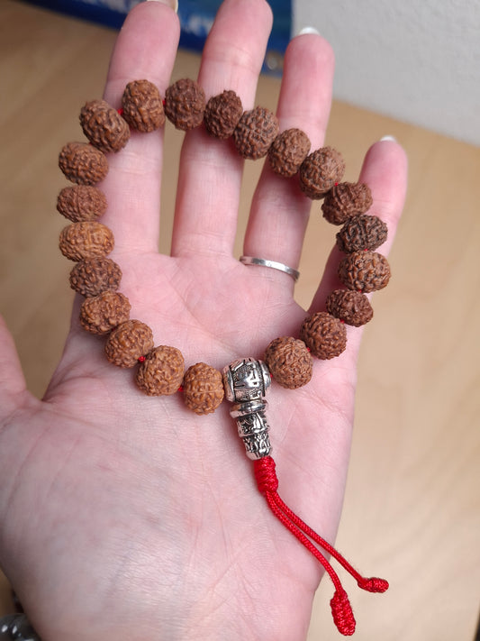 Bracelet Rudraksha Om Mani Padme Hum