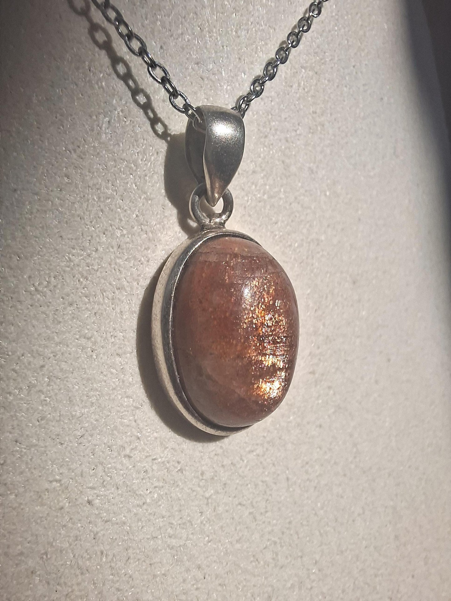 Pendentif Pierre de soleil, argent 925