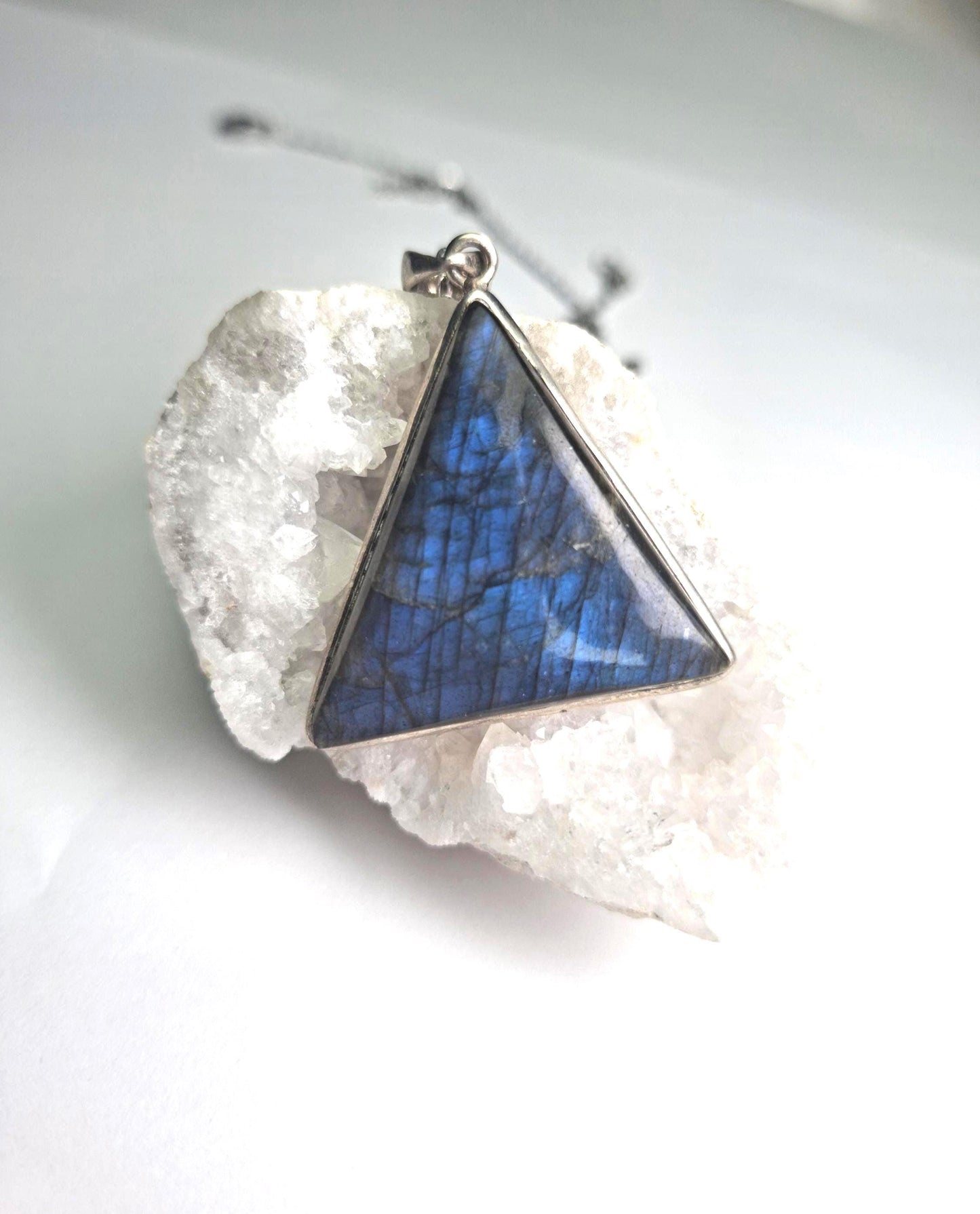 Pendentif Labradorite, argent 925