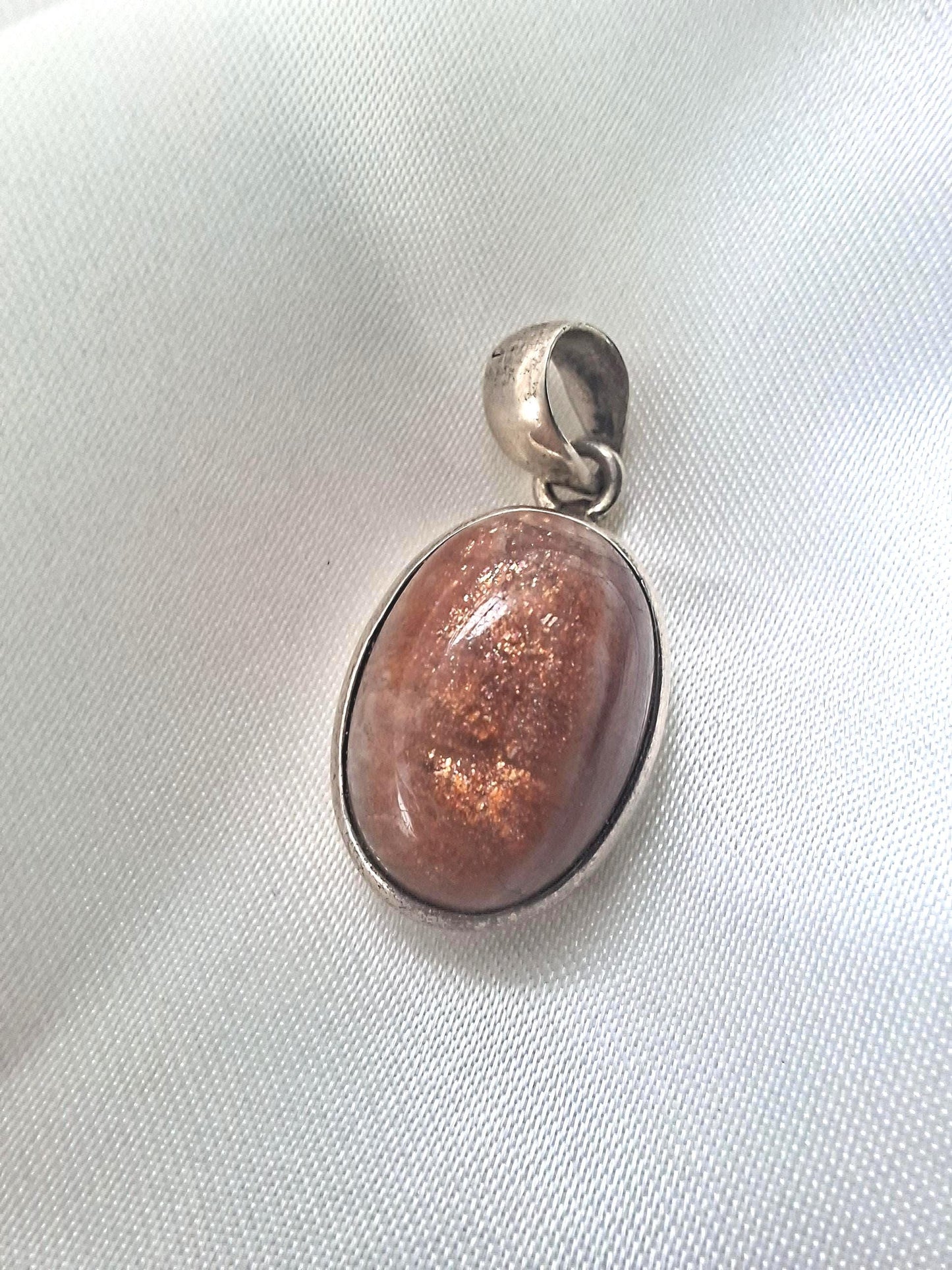 Pendentif Pierre de soleil, argent 925
