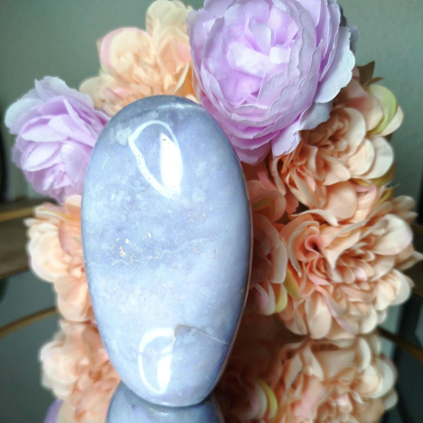 Pierre Agate violette de Madagascar, Agate violette, forme libre
