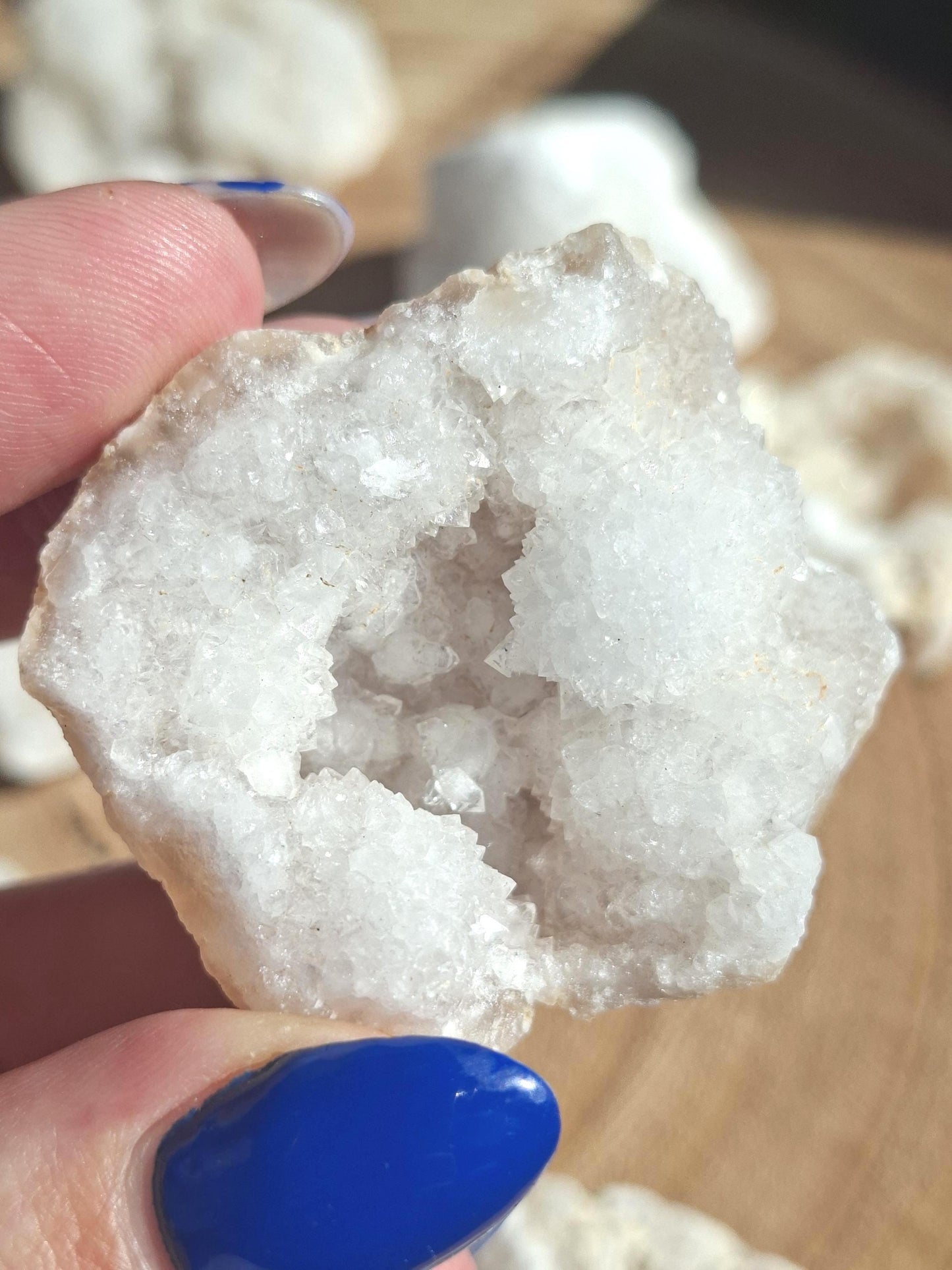 Géode Cristal de roche, géode Quartz