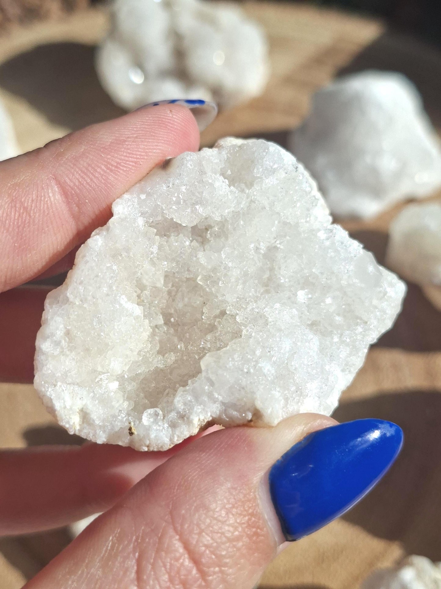 Géode Cristal de roche, géode Quartz