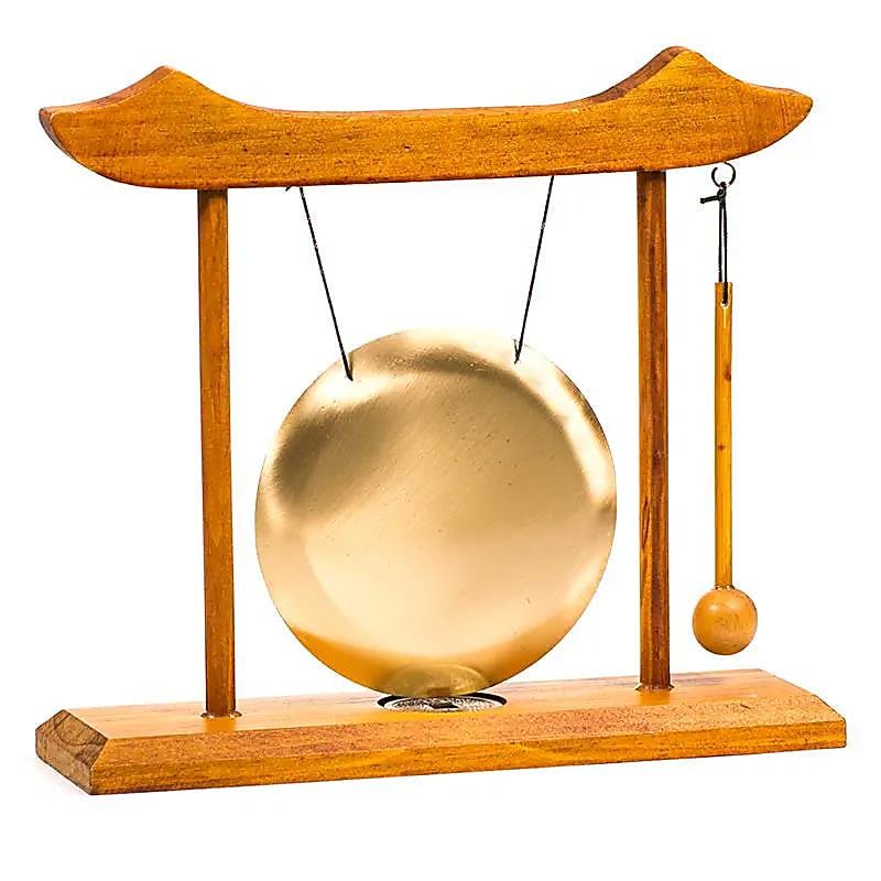 Gong de table, gong décoratif, gong zen