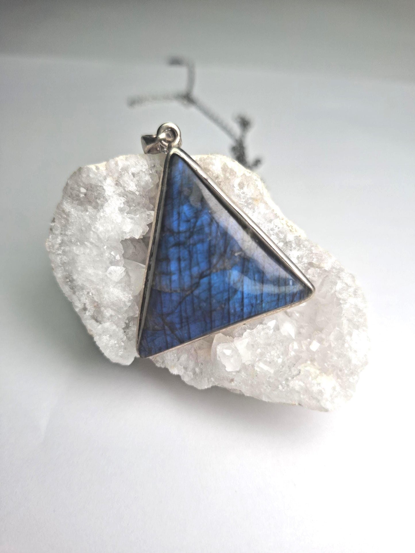 Pendentif Labradorite, argent 925