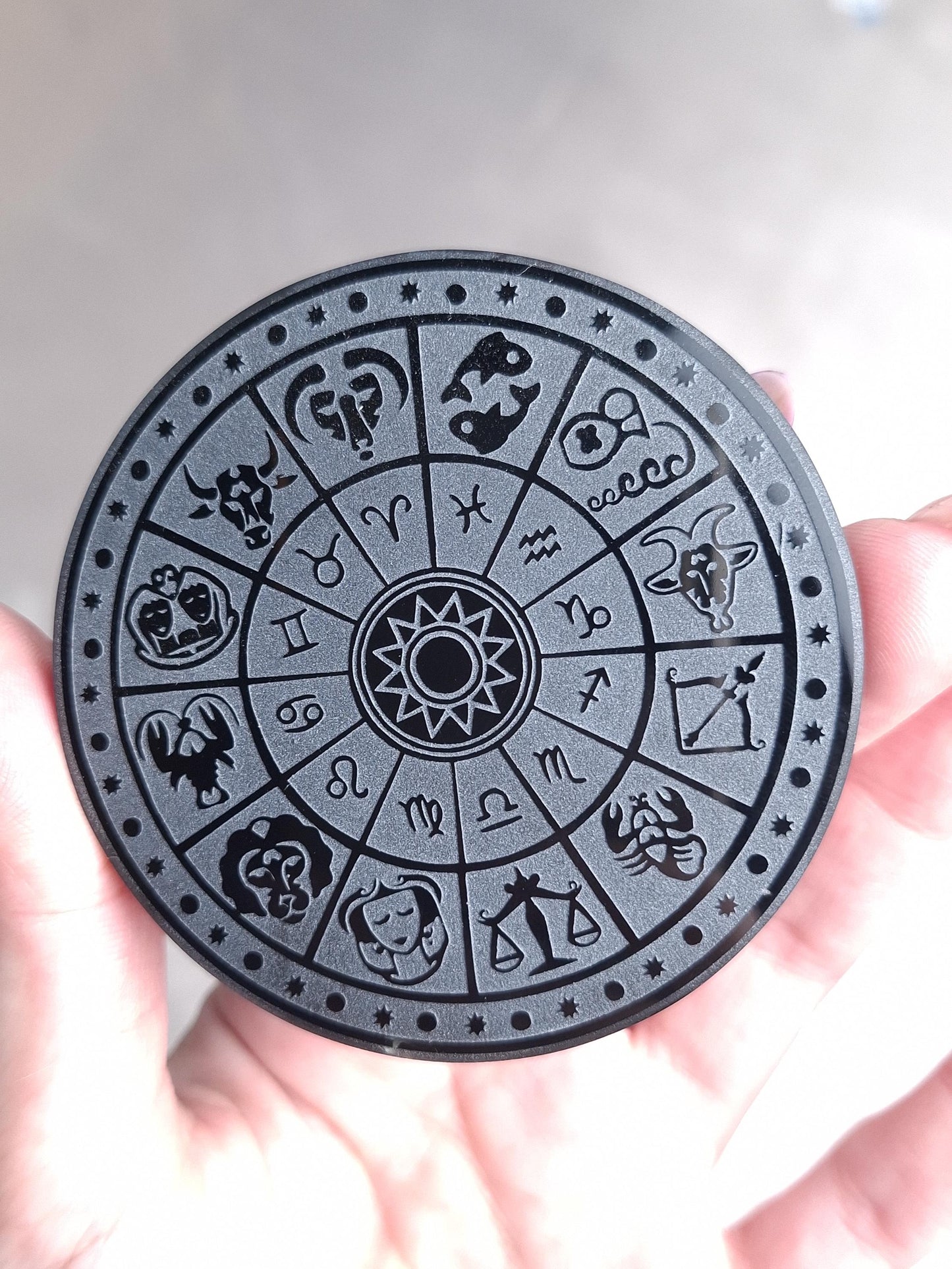 Plaque Obsidienne noire, plaque de rechargement