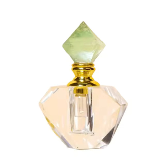Flacon parfum Améthyste ou Fluorite