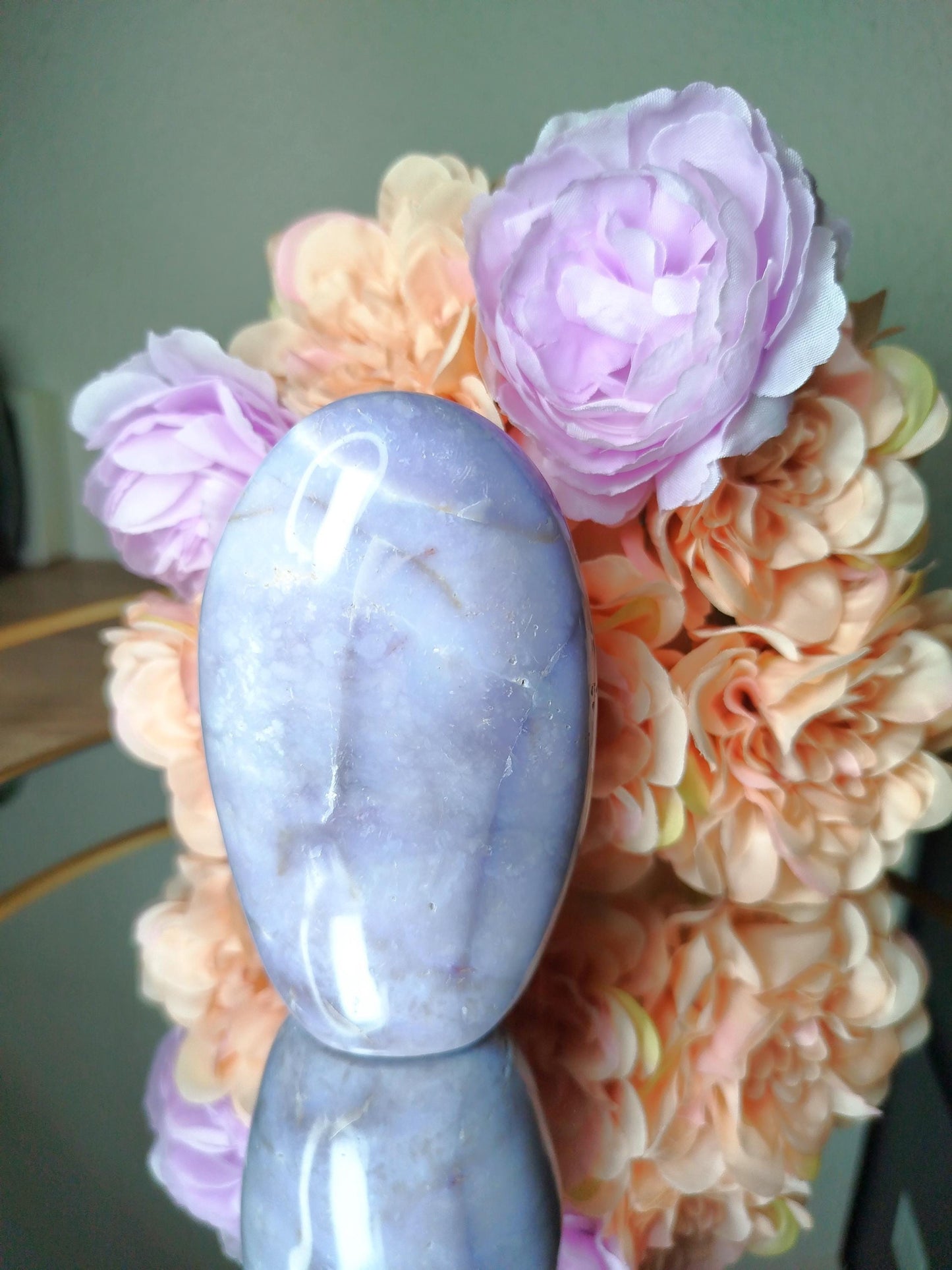 Pierre Agate violette de Madagascar, Agate violette, forme libre