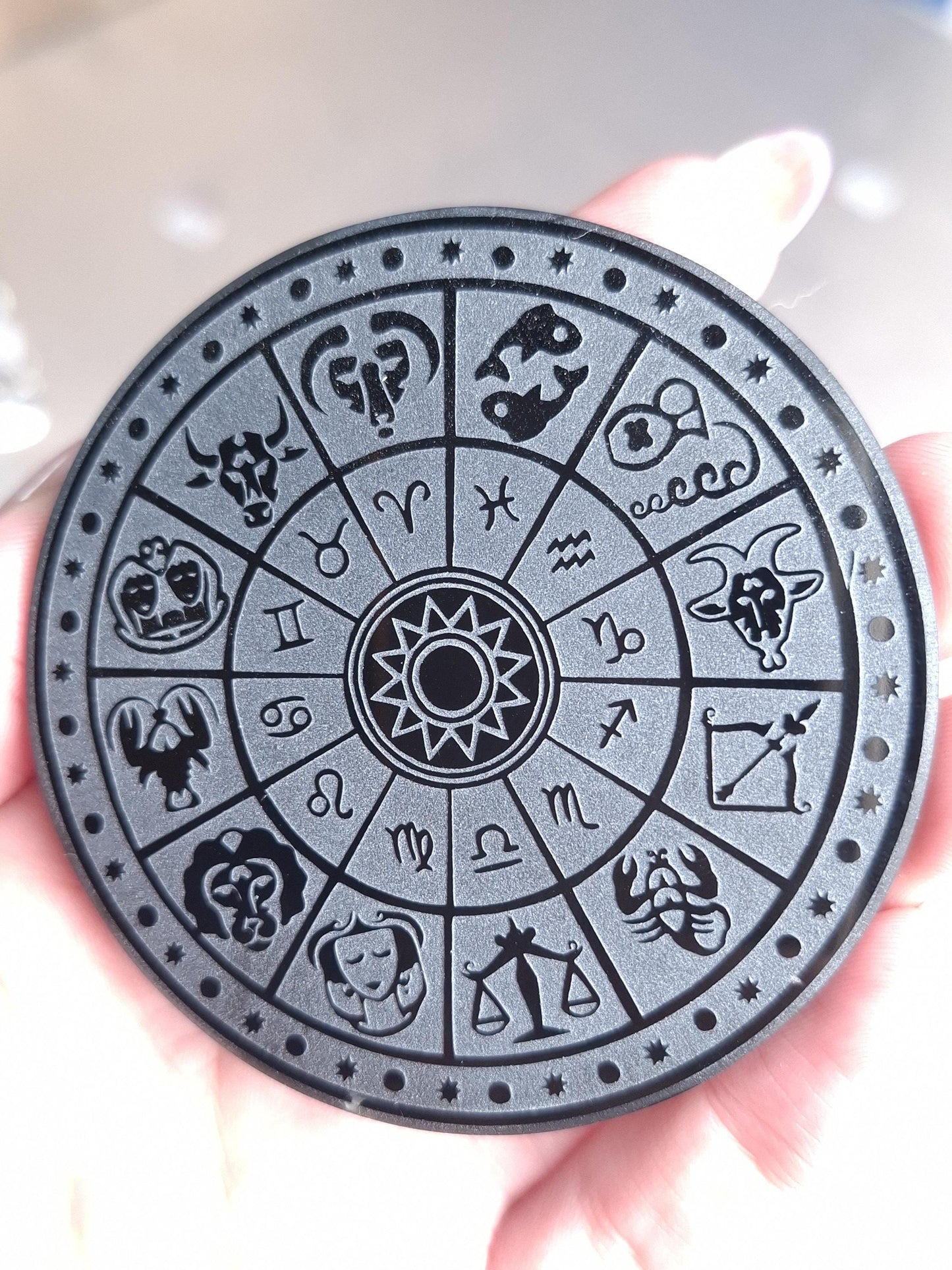 Plaque Obsidienne noire, plaque de rechargement