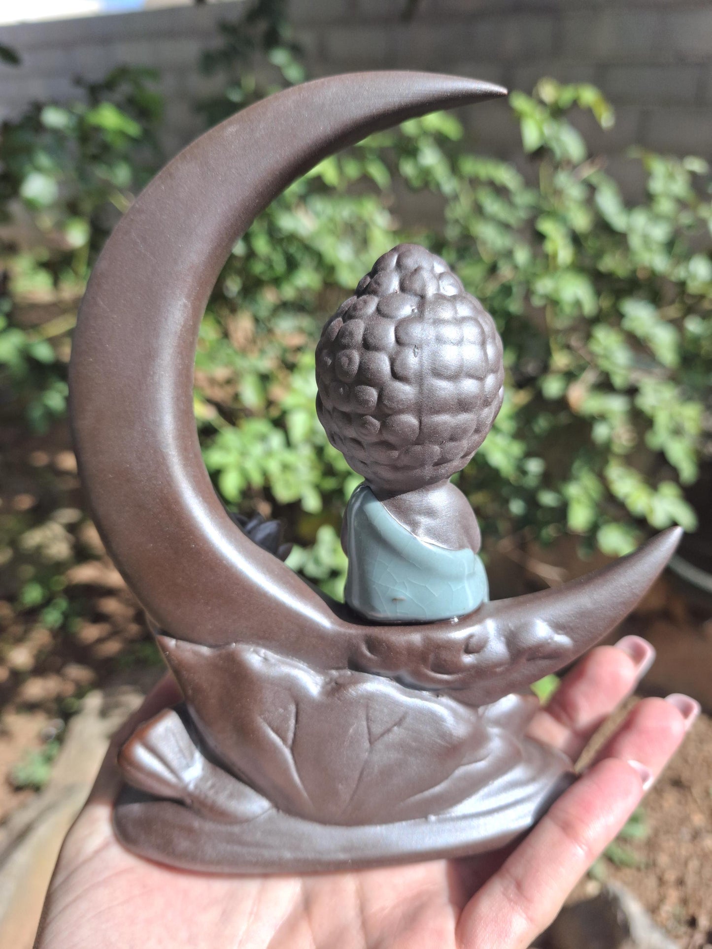 Porte-encens bouddha, brûle encens, porte encens céramique