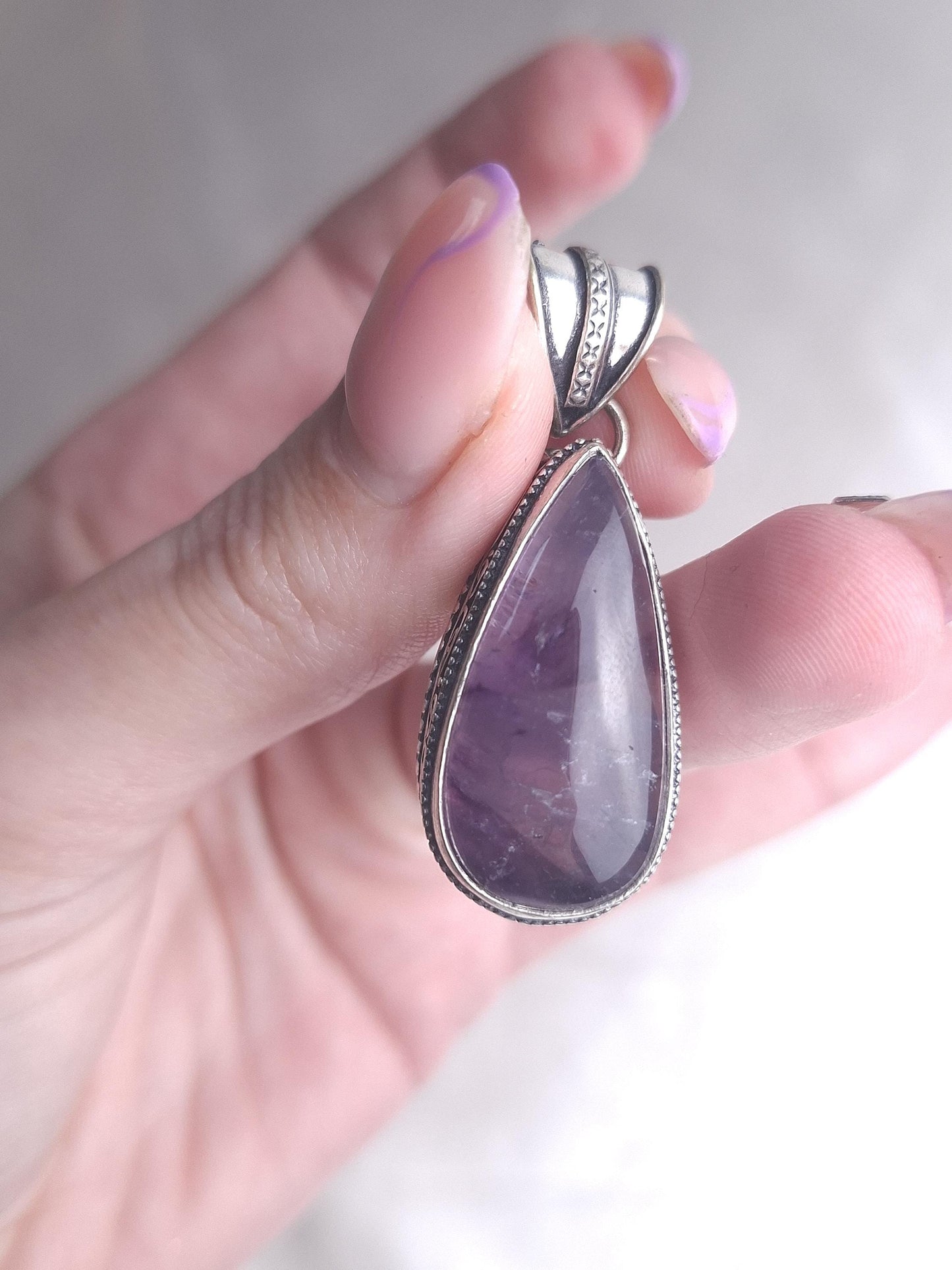 Pendentif Améthyste, argent 925