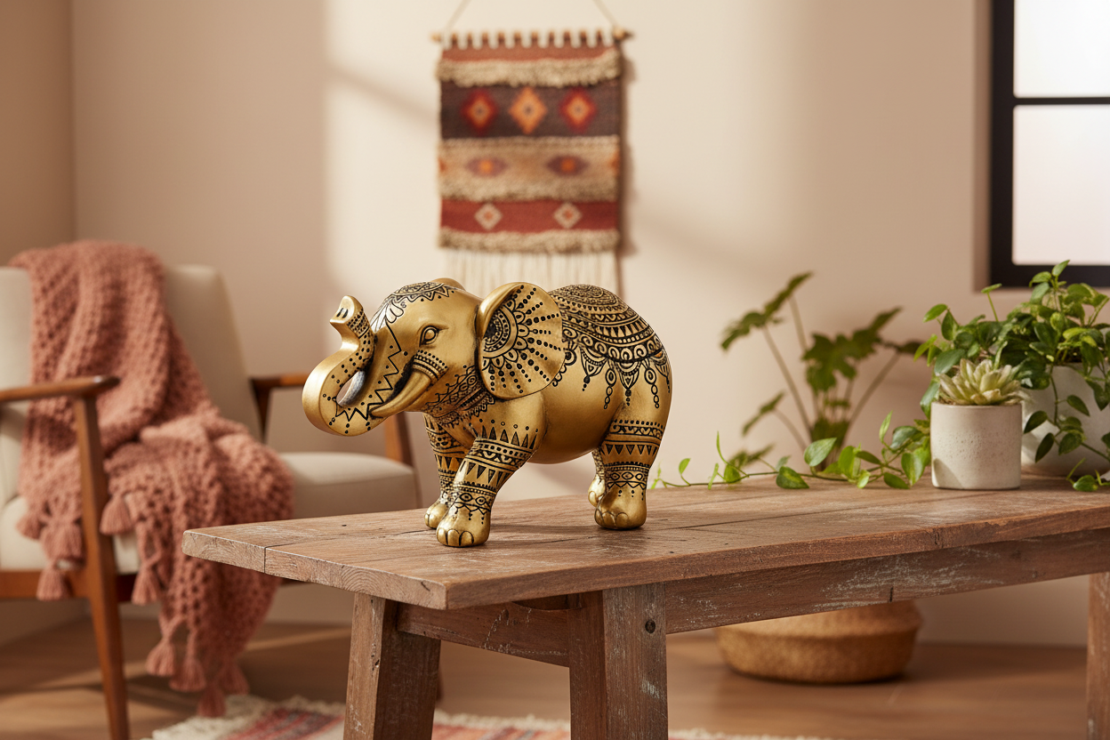 Statue d'éléphant, sculpture, éléphant porte bonheur