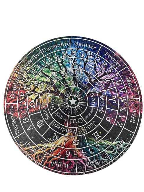 Planche de divination arbre de vie en bois