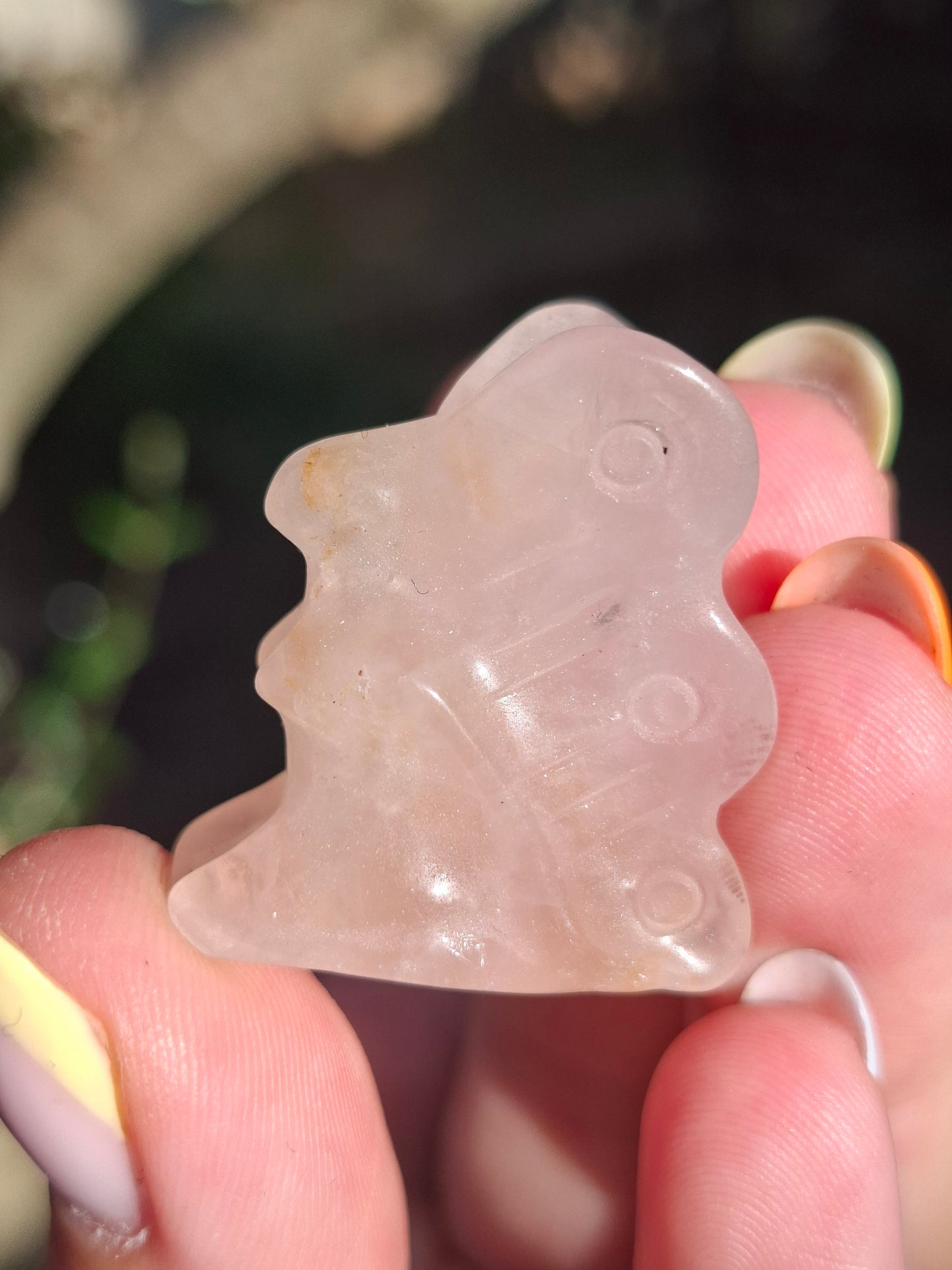 Fée en pierres naturelles